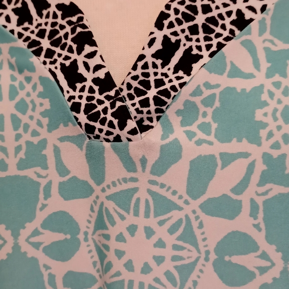 KIM ROGERS WOMAN SZ 2X TEAL/WHITE/BLACK - Picture 5 of 9